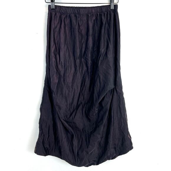 Art of Cloth Midi Skirt Women’s M Silk Purple Whimsigoth Witchy Lagenlook - Picture 2 of 7